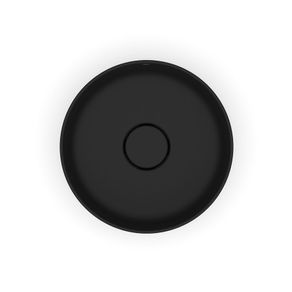 Cuba-Apoio-30cm-Redonda-Roca-T1-Terra-Matte-Black-A32787u080