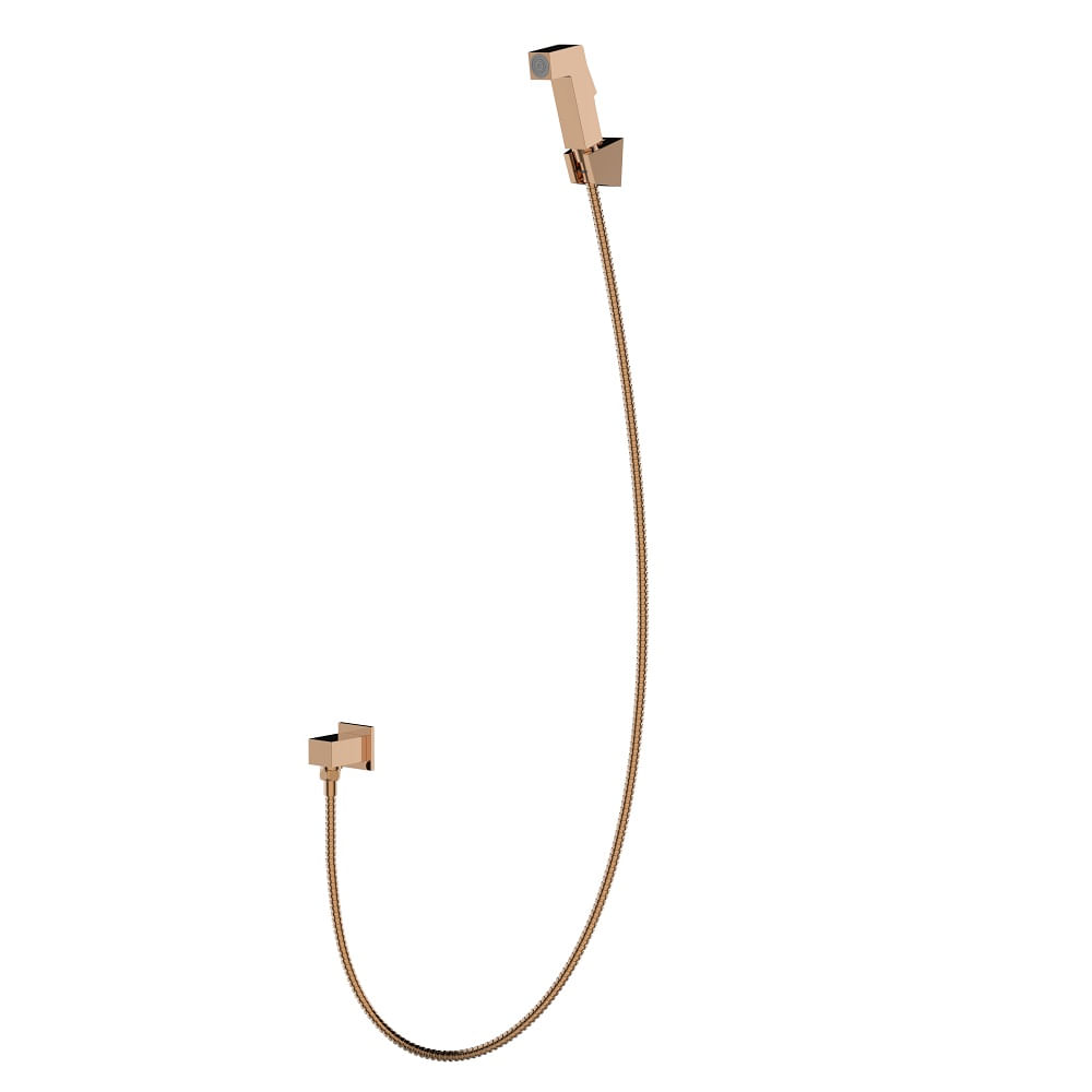 Ducha Higiênica Com Registro Sem Derivação Havel Rose Gold - Dax - DAX-1984-HV-RG - Unitário